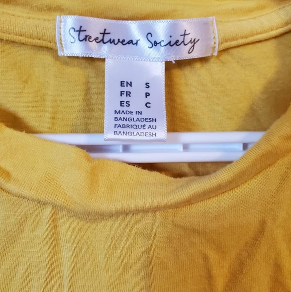 Yellow "Honey" crop top - Picture 5 of 6